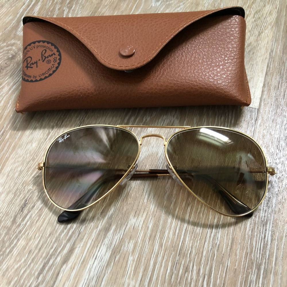 Ray Ban Gold Aviators